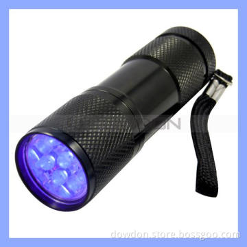 9LED UV Flashlight Torch for Hygiene Checks and Detecting Pet Urine